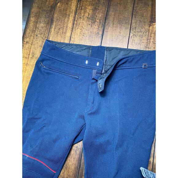 Vintage Roffe Mens Navy Blue W/Red Trim Olympic Ski Pants USA Made - size 36 R - Picture 9 of 12